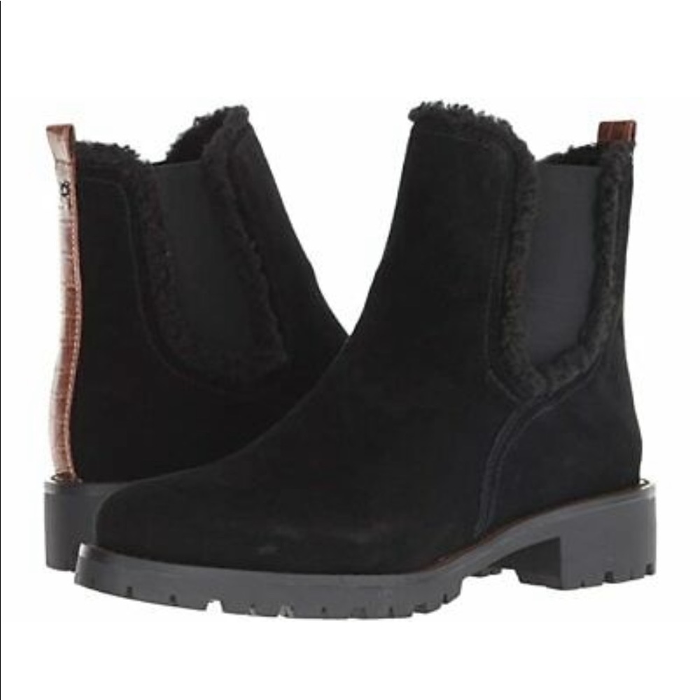 Sam Edelman Jaclyn Waterproof Suede Chelsea Booties